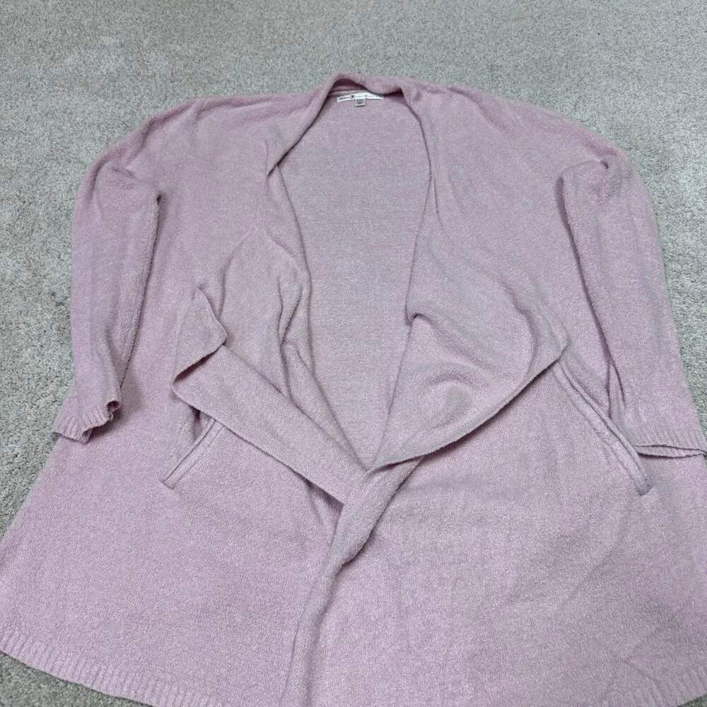 Seven7 Cardigan Women’s Pink Long Sleeve Pockets Size Small - Picture 7 of 11